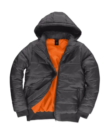 dark grey, neon orange
