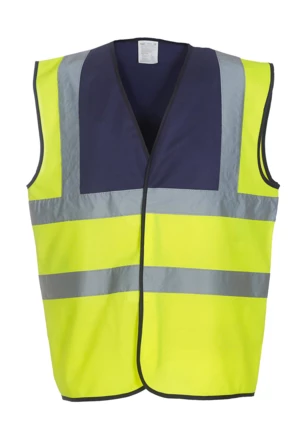 fluo yellow, navy