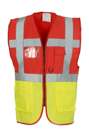 red, fluo yellow