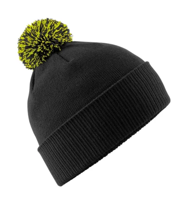 black, lime green
