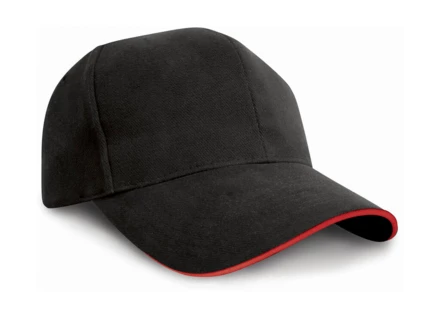 black, red