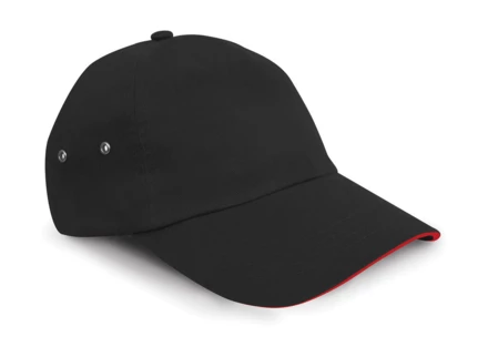 black, red