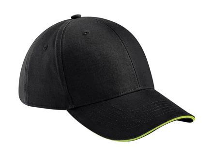 black, lime green