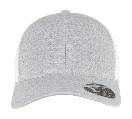 melange silver, white