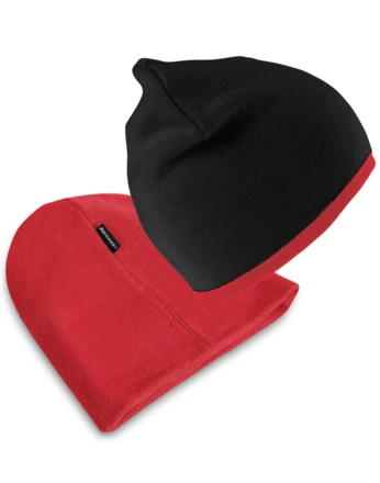 black, red