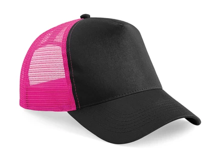 black, fuchsia