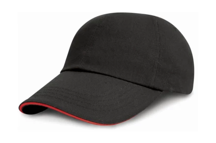 black, red