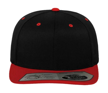 black, red