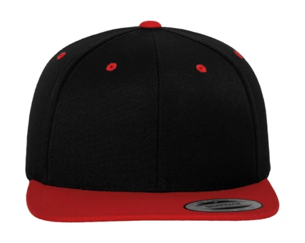black, red