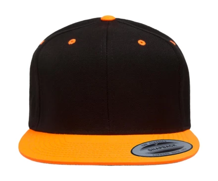 black, neon orange