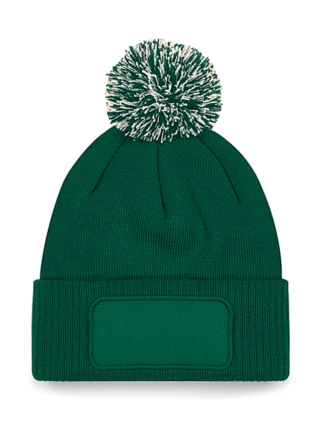 bottle green, off white