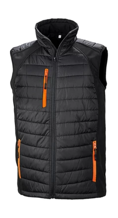 black, orange
