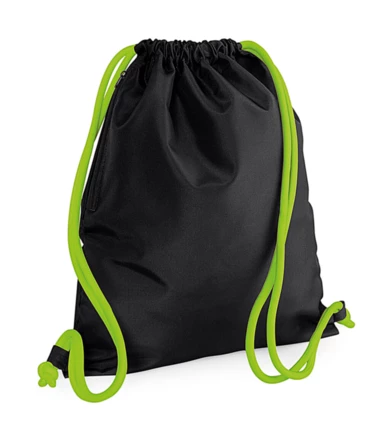 black, lime green