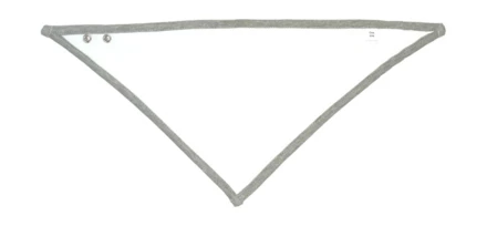 white, heather grey melange