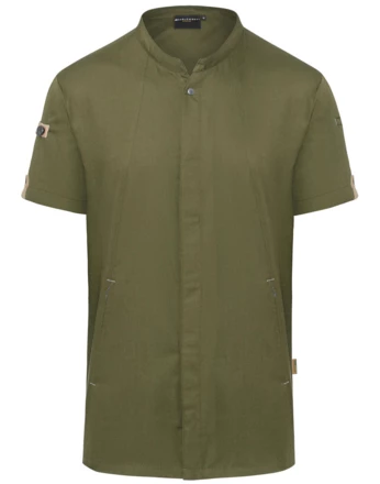 Short-Sleeve Chef Jacket Green-Generation (NFR-036675040)