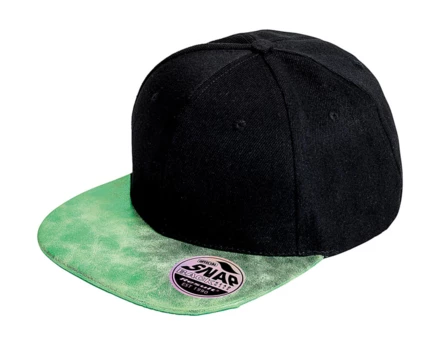 black, green