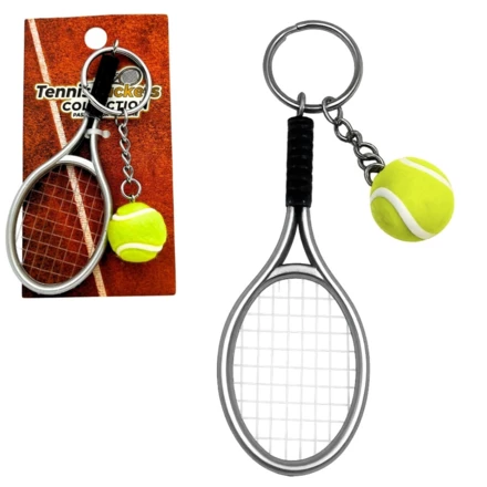 Sportowy Brelok do Kluczy Rakieta Tenisowy – Prezent dla Tenisisty - TRK-004 (NMT-324774)