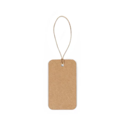 LABEL RECTANGULAR. Etykieta prostokątna wykonana w 100% z papieru pochodzącego z recyklingu (700 g/m²) (NPS-93671-160)