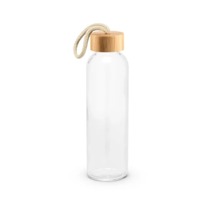 CROSBY. Butelka szklana z bambusową pokrywką, 520 ml (NPS-94449-160)
