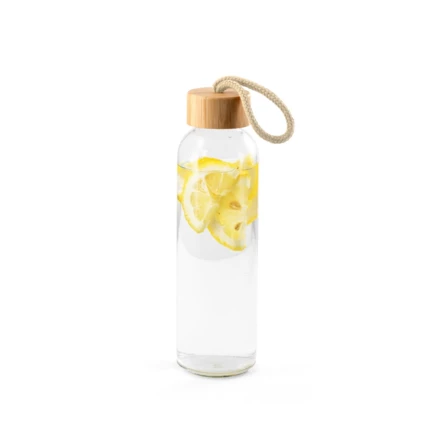 CROSBY. Butelka szklana z bambusową pokrywką, 520 ml (NPS-94449-160)