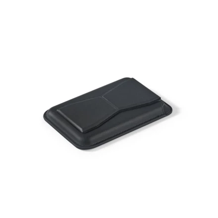 CONNOR. Magnetyczny uchwyt na karty wykonany ze skóry PU, łatwo mocowany do tylnej części telefonu komórkowego, z blokadą RFID (NPS-95130-103)