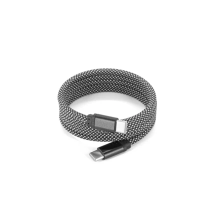 NADELLA. Kabel USB-C do USB-C z poliestrowym oplotem (60 W) i systemem magnetycznym ułatwiającym zwijanie (NPS-97220-103)