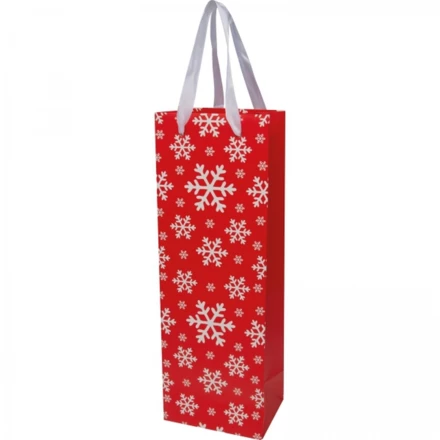Torebka prezentowa na wino XMAS - czerwony - (NMC-80860-05)