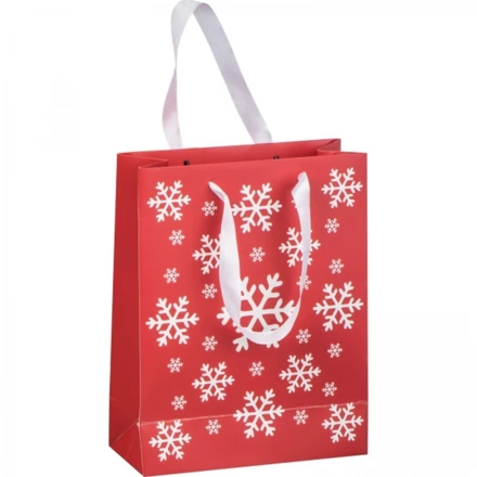 Torebka prezentowa, mała XMAS - czerwony - (NMC-80569-05)