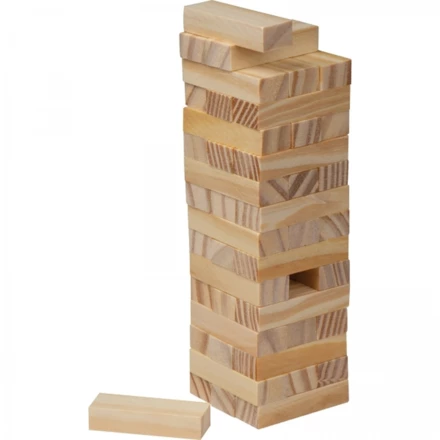 Gra typu jenga - brązowy - (NMC-50742-01)