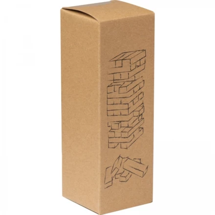 Gra typu jenga - brązowy - (NMC-50742-01)