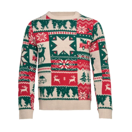 Świąteczny sweter z dzianiny L-XL - SHIMIS XL (NMO-CX1602-13)