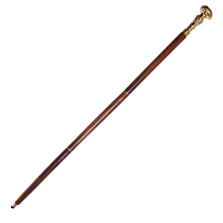 Klasyczna Laska do Chodzenia Składana z Mosiężną Rączką - DNU-WS-006 (NMT-324972)
