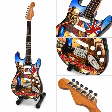 Mini Gitara Dekoracyjna Iron Maiden - Prezent dla fana - MGT-6422 (NMT-026422)