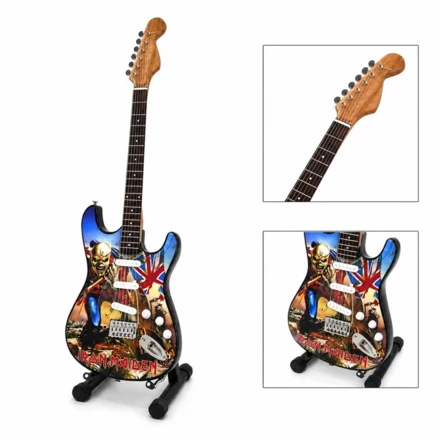 Mini Gitara Dekoracyjna Iron Maiden - Prezent dla fana - MGT-6422 (NMT-026422)