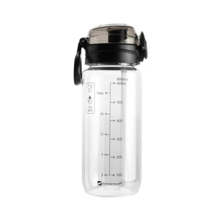 Butelka z tritanu 650 ml KARISIMBI Schwarzwolf - przeźroczysty - (NEG-F491270-0AJ366)