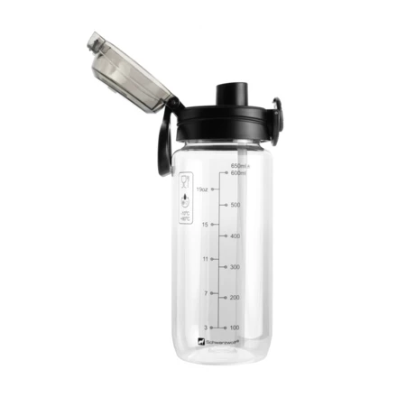 Butelka z tritanu 650 ml KARISIMBI Schwarzwolf - przeźroczysty - (NEG-F491270-0AJ366)
