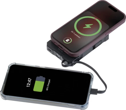 Power bank solarny 10 000 mAh BREDA - czarny - (NEG-5723-03)