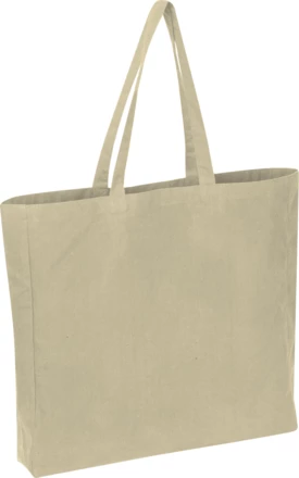Torba bawełniana z recyklingu, z długimi uszami 320 g/m2 MANHATTAN - beżowy - (NEG-5749-13)