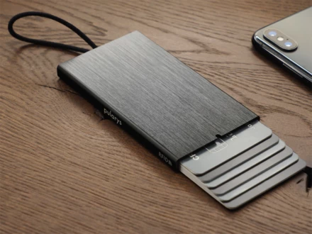 Etui na wizytówki i karty RFID 126615501 - czarny (NJG-126615501)