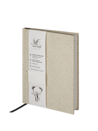 Notes Eko z odchodów słonia 209734432 - ecru (NJG-209734432)
