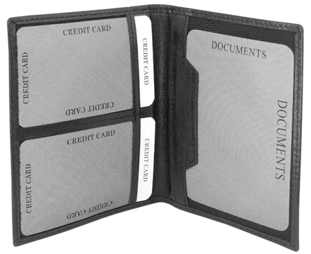 Etui na dokumenty RFID 20801301 - czarny (NJG-20801301)