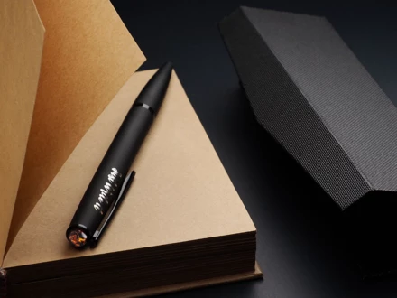 Ball pen with AMBER stone 2070036 (NJG-2070036)