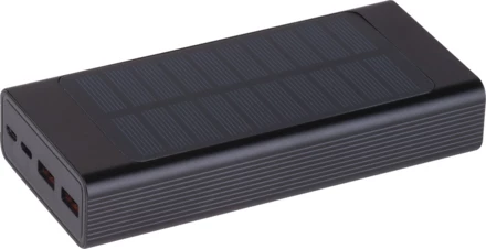 Power bank solarny 20 000 mAh TALLAHASSEE MoLu - czarny - (NEG-5541-03)