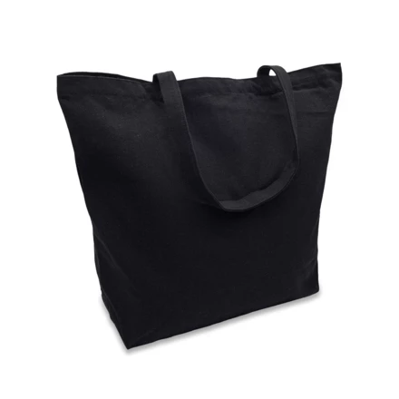 Torba z bawełny 340g/m2 Kinia, czarny (NPB-R08487.02)