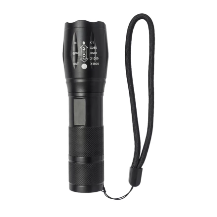 Zestaw latarka z długopisem Noctis, czarny (NPB-R17576.02)