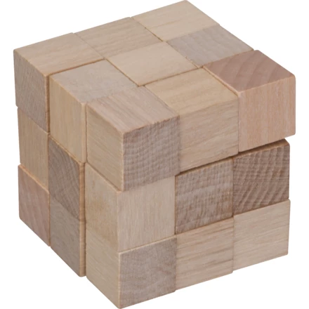 Drewniane puzzle EMANUELE - beżowy - (NMC-55698-13)