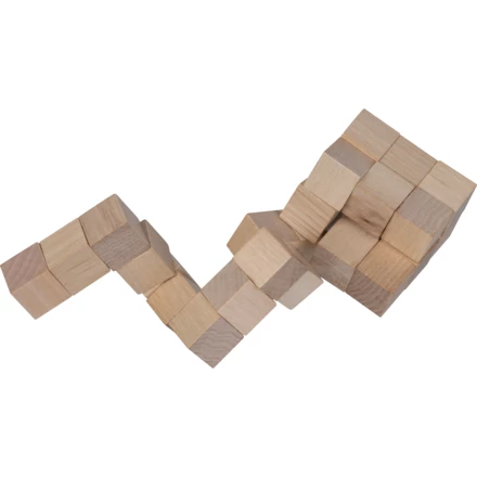 Drewniane puzzle EMANUELE - beżowy - (NMC-55698-13)