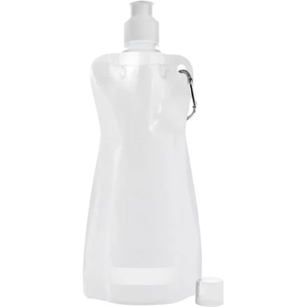 Trinkflasche 420 ml mit Karabinerhaken, faltbar (NAX-V6503-02)