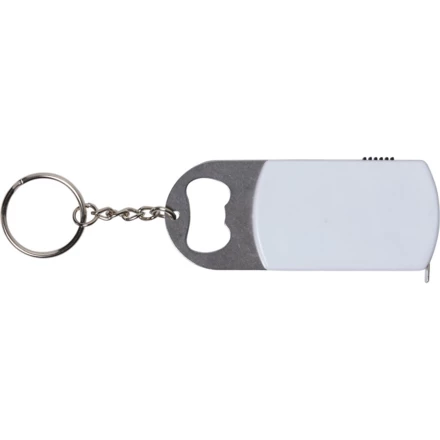 Brelok do kluczy, lampka LED, otwieracz do butelek, miara 1m (NAX-V9458-02)
