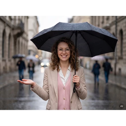 Automatic umbrella, foldable (NAX-V9912-03)